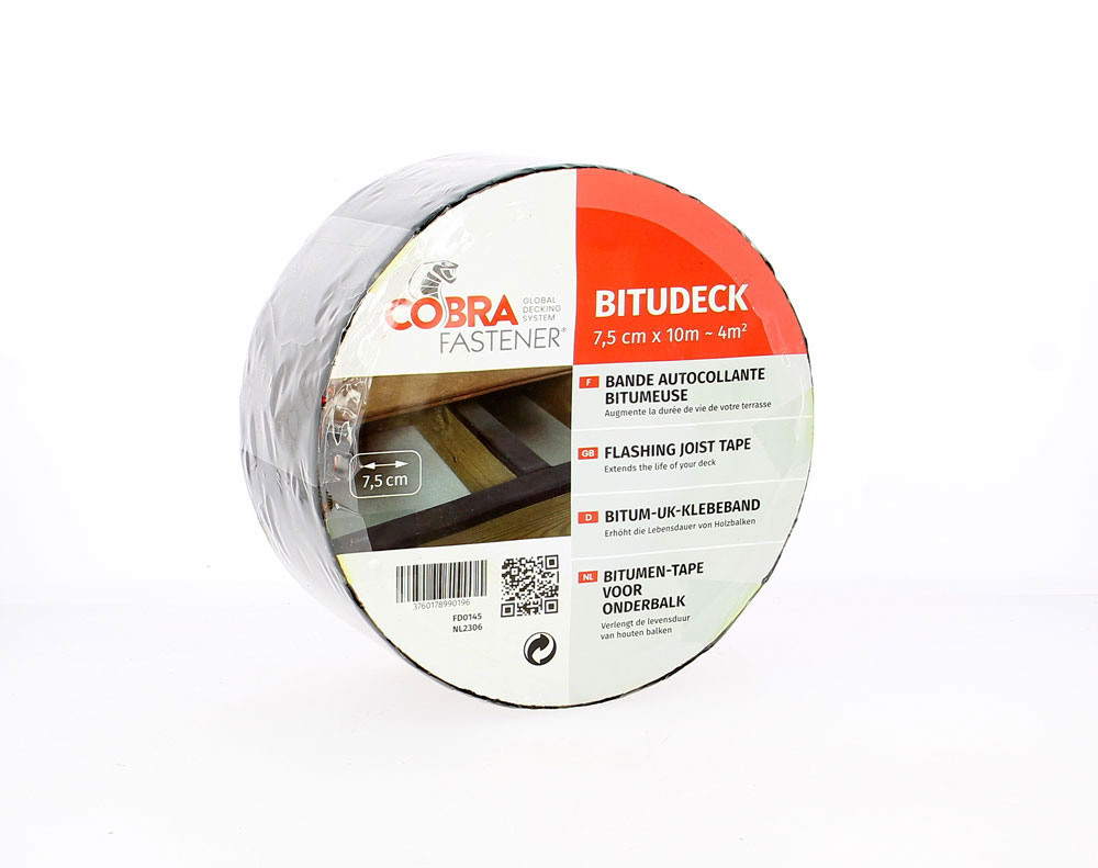 COBRA INSTALL BITUDECK - Bande bitumeuse 7,5 cm x 10 m