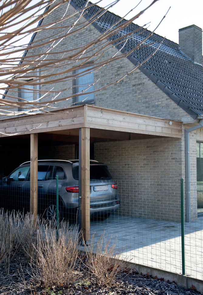 Carport mural