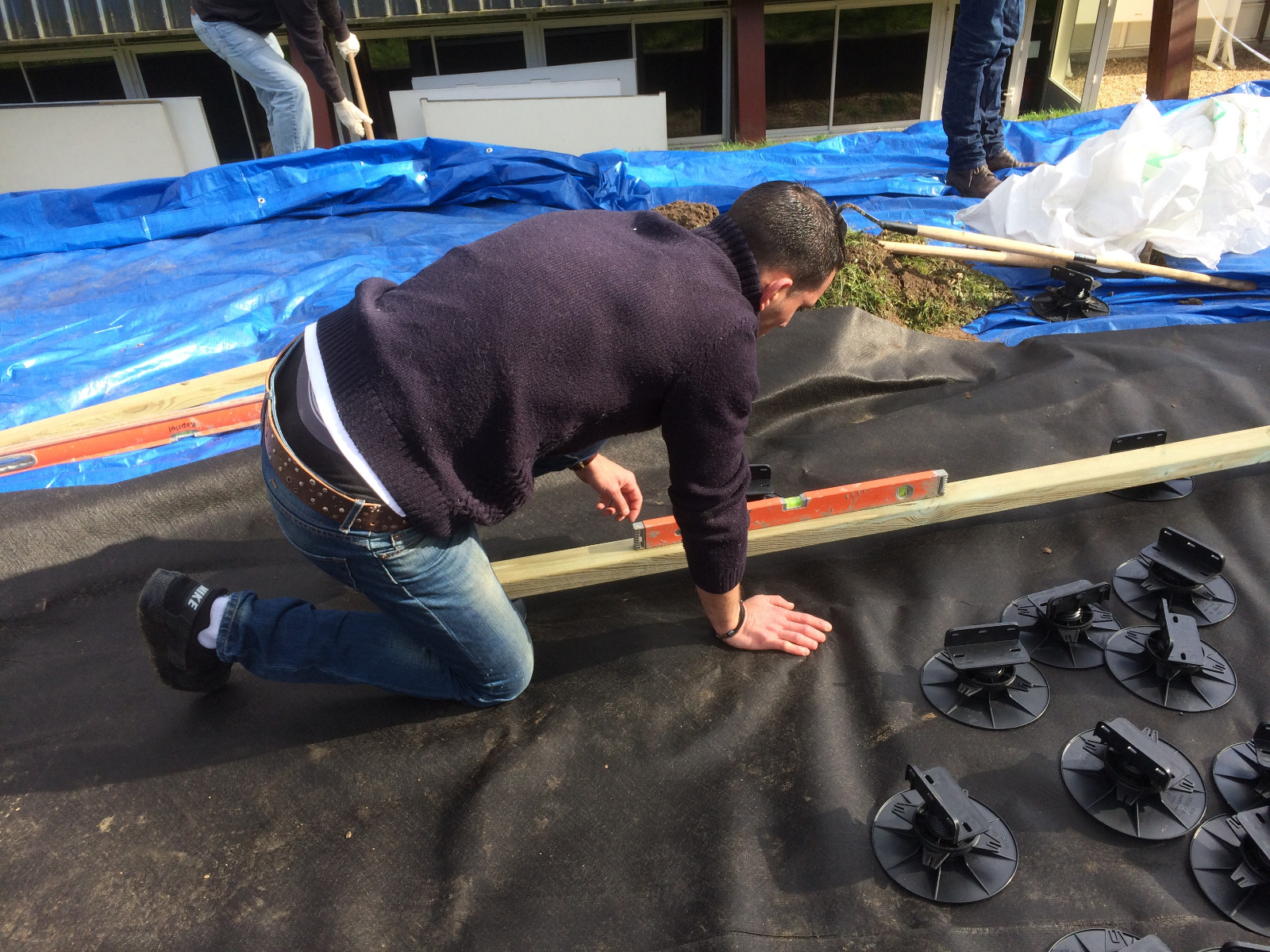 ROULEAU DE FEUTRE GEOTEXTILE TERRASSE Noir [100gr/m²]