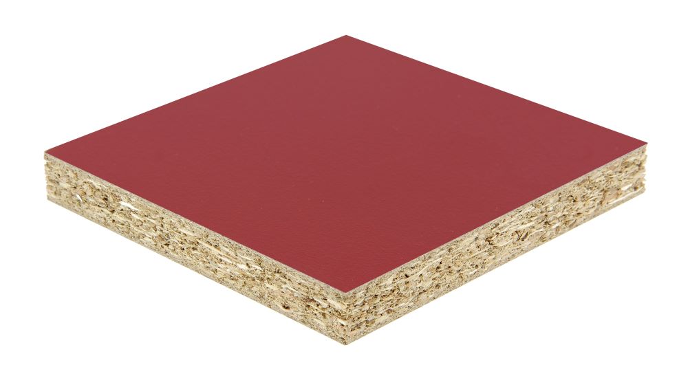 Mélaminé rouge cerise
