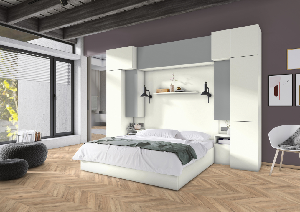 Panneau Melamine W1000 ST9 Blanc Premium 12mm 280x207cm