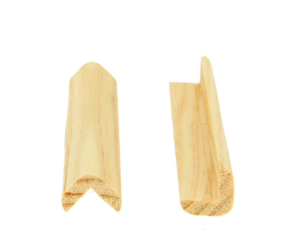 Moulure BAGUETTE D'ANGLE Pin Sans Noeud Arrondi 20x20mm 2.40ml (Bte 50pi)