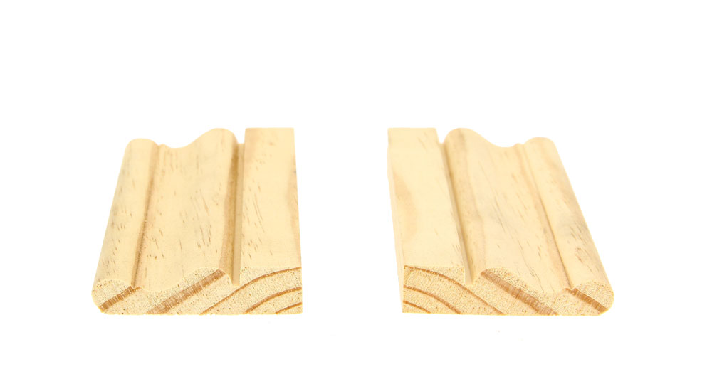 Moulure CHAMBRANLE Pin Sans Noeud L.XVI Doucine 15x60mm 2.40ml (Bte 15pi)
