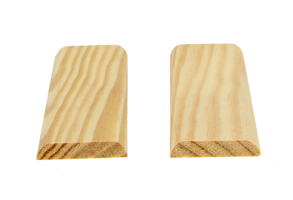 Moulure CHAMPLAT Pin Sans Noeud 2 Arrondis 10x40mm 2.40ml (Bte 25pi)