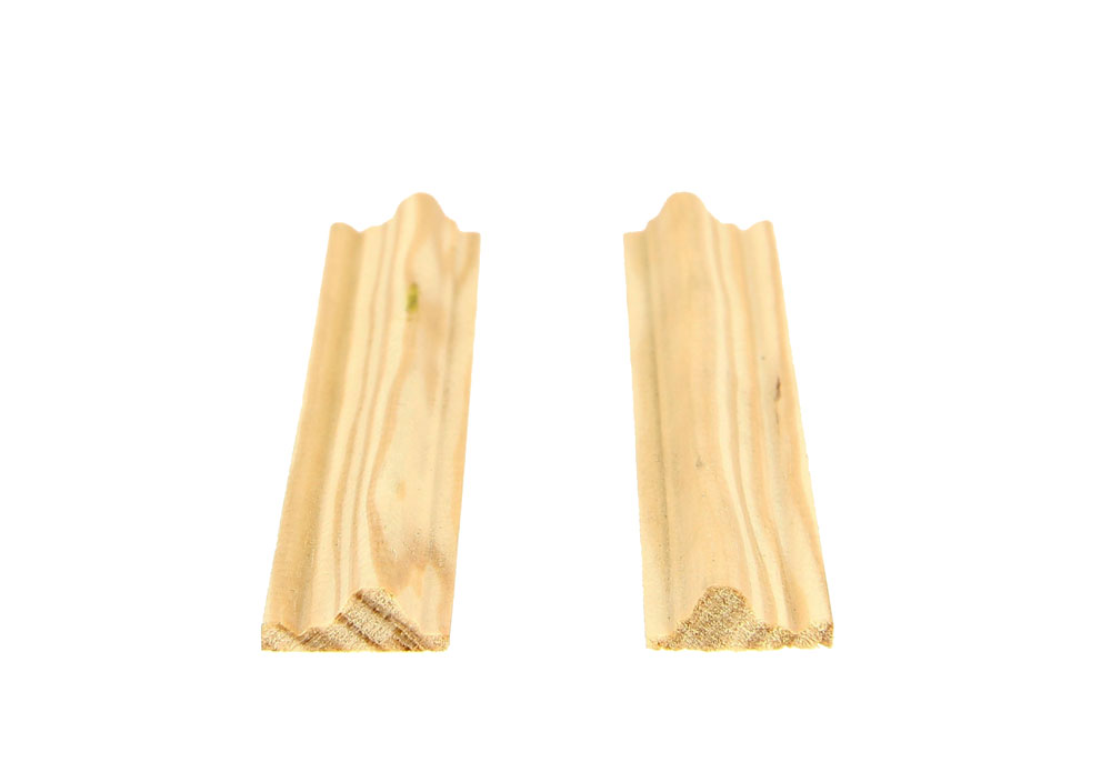 Moulure ENCADREMENT Pin Sans Noeud L.XVI Doucine 8x20mm 2.40ml (Bte 25pi)
