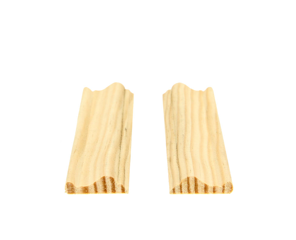 Moulure ENCADREMENT Pin Sans Noeud L.XVI Doucine 8x25mm 2.40ml (Bte 25pi)