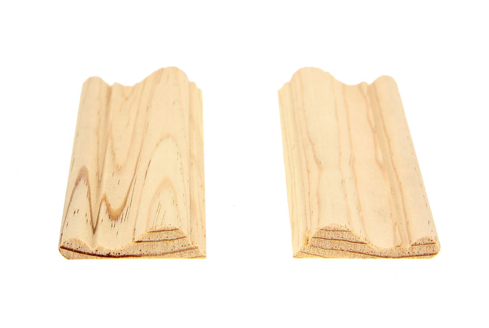 Moulure ENCADREMENT Pin Sans Noeud L.XVI Doucine 15x40mm 2.40ml (Bte 15pi)