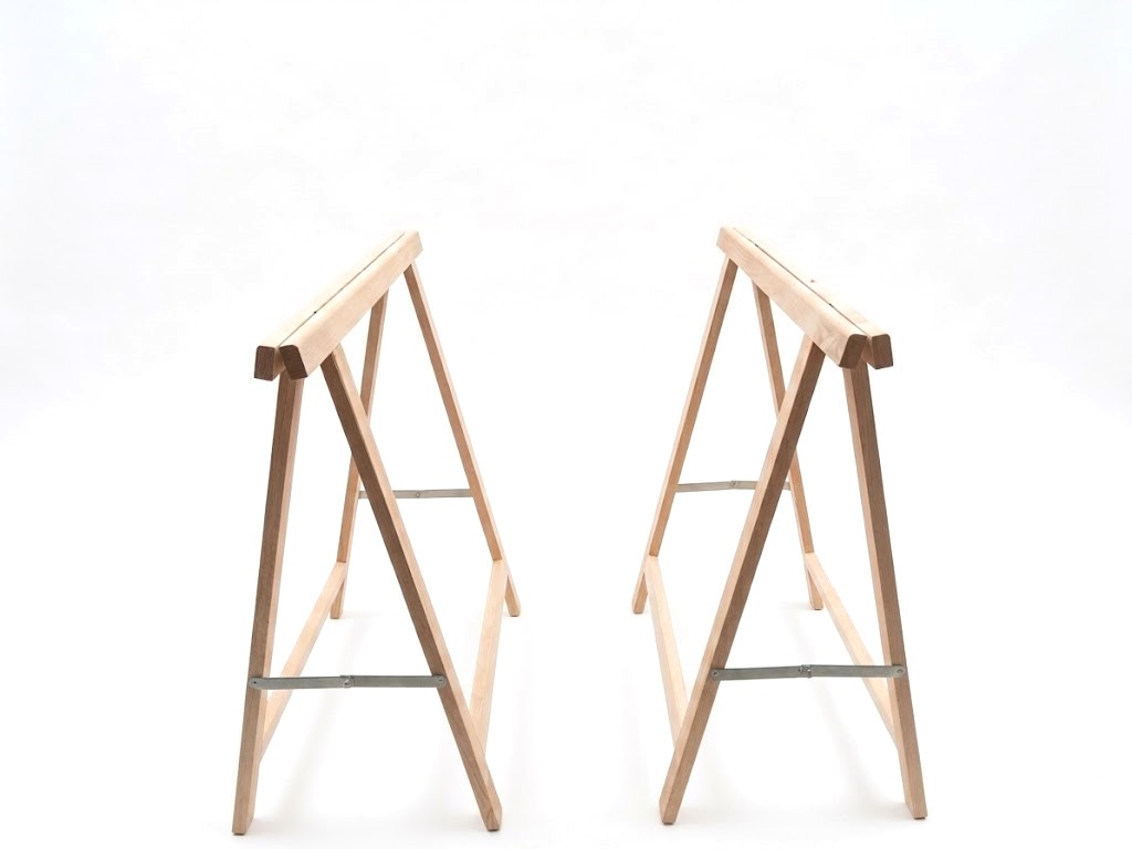 TRETEAU BOIS Pliable Hêtre 80x80cm 