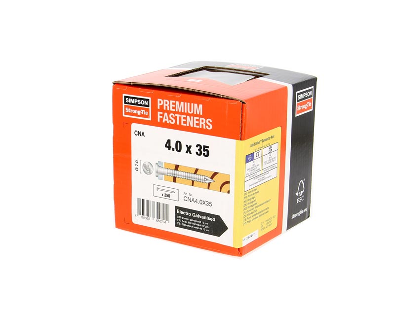 BOITE POINTES CRANTEES (CNA) 4x35mm (250 pièces)