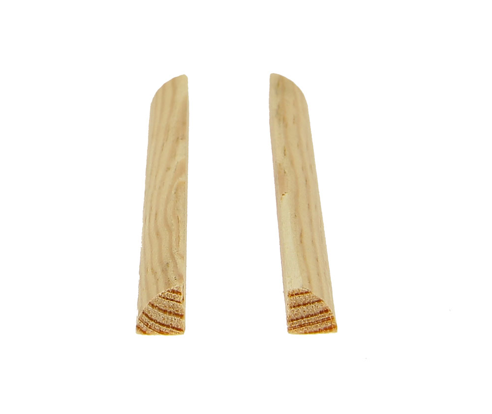 Moulure 1/4 ROND Pin Sans noeud Rayon 10mm 2.40ml (Bte 50pi)