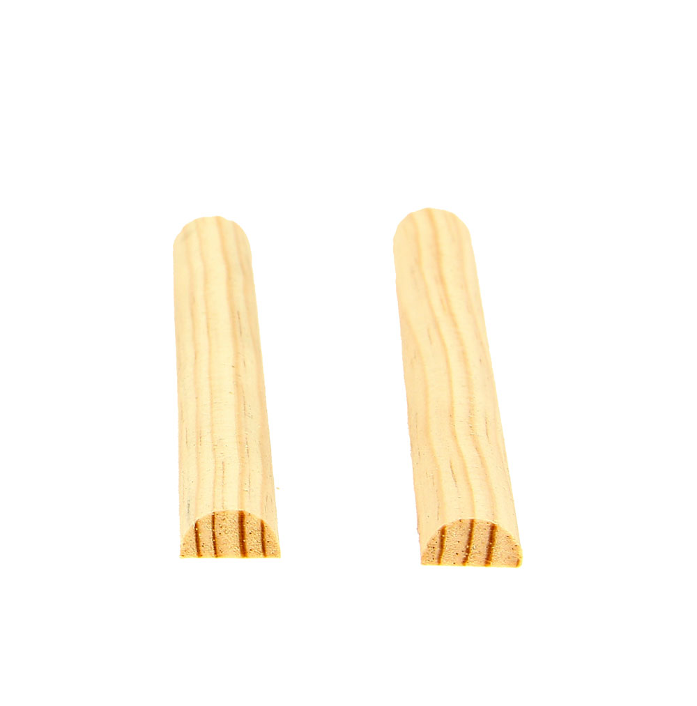Moulure 1/2 ROND Pin Sans noeud Ø10mm 2.00ml (Bte 25pi)