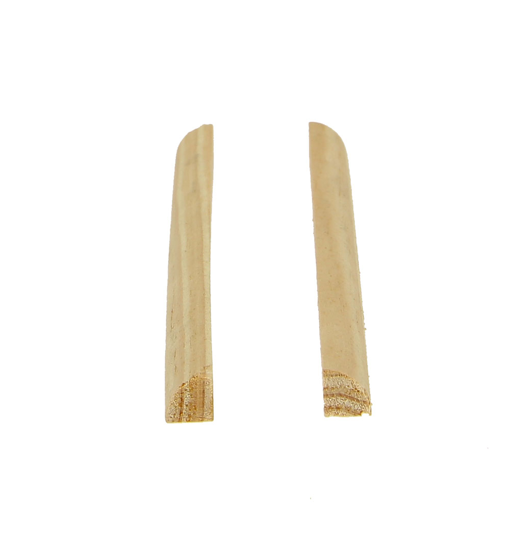 Moulure 1/4 ROND Pin Sans noeud Rayon 8mm 2.40ml (Bte 50pi)