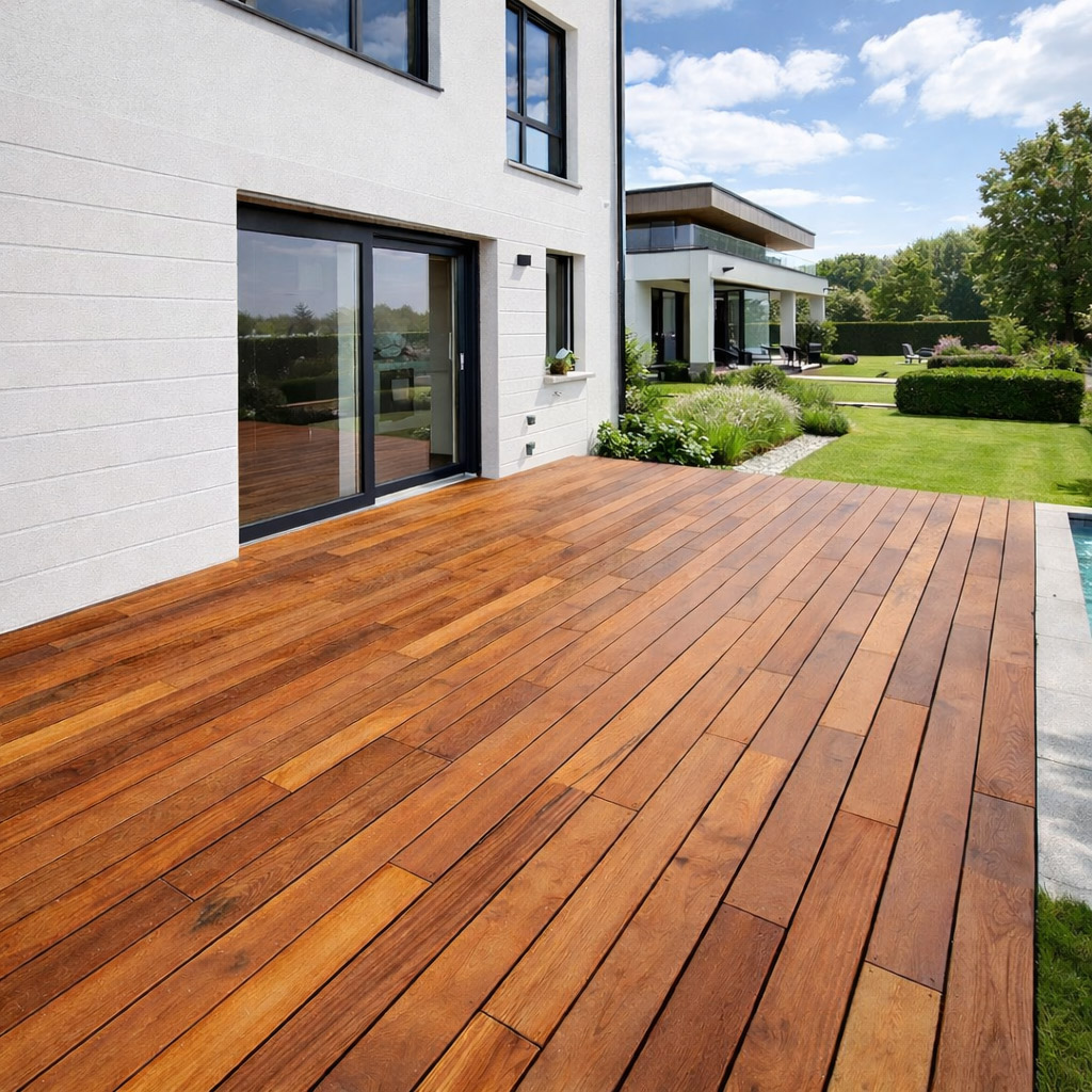 Lame de terrasse bois exotique Tamarindo 21x145 mm SM Bois